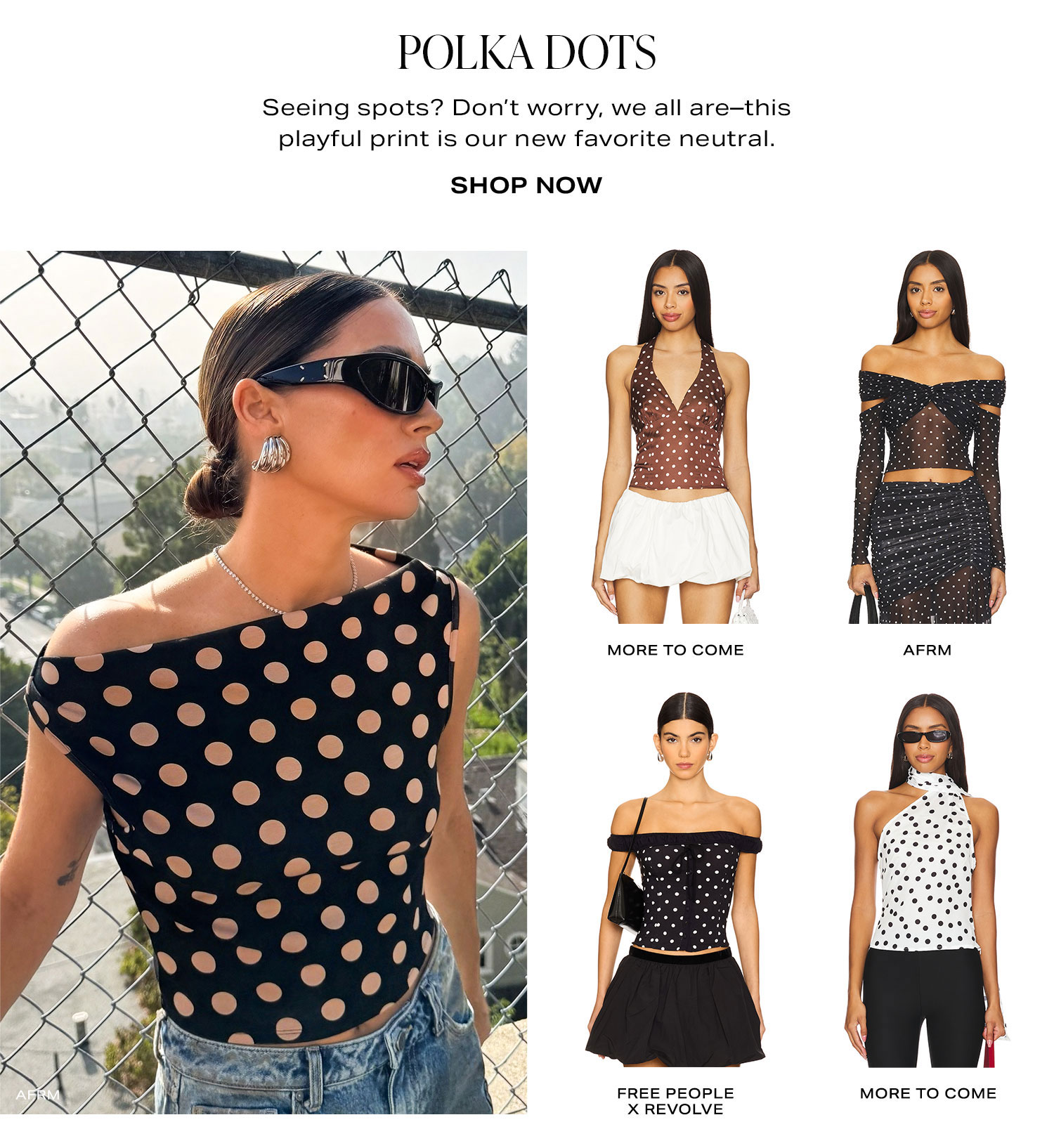 Off the Shoulder. Shop Now.