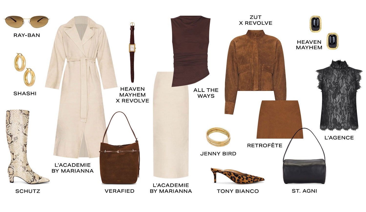 All Suede Everything. Product Assortment. Shop Now.