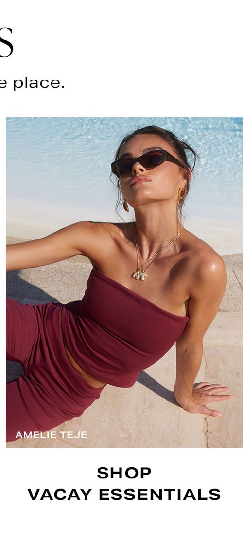 REVOLVE Shops. Everything that's trending, all in one place. Shop Vacay Essentials.