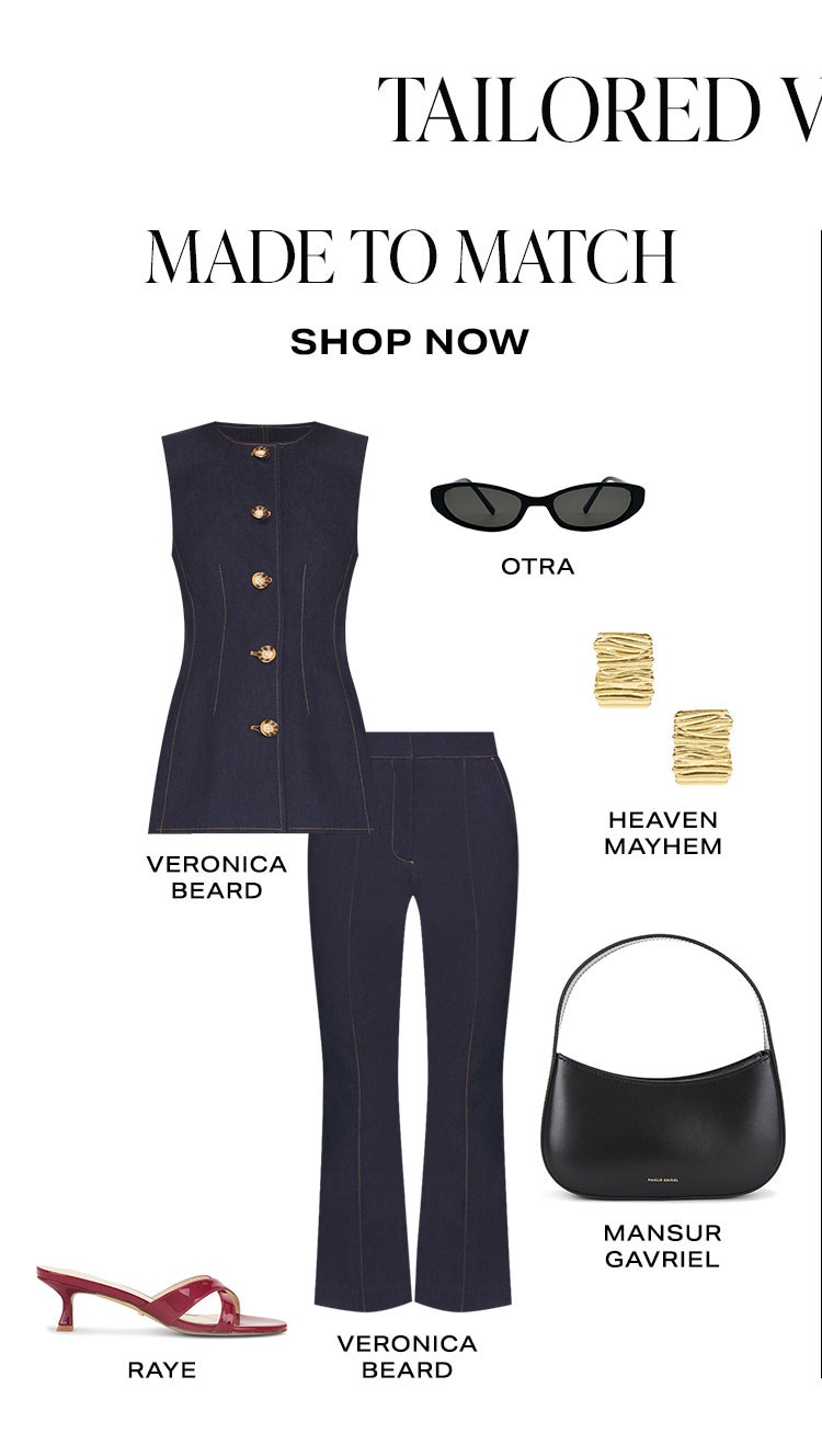 Tailored Vest, 2 Ways: Made to Match. Product Assortment. Shop Now.