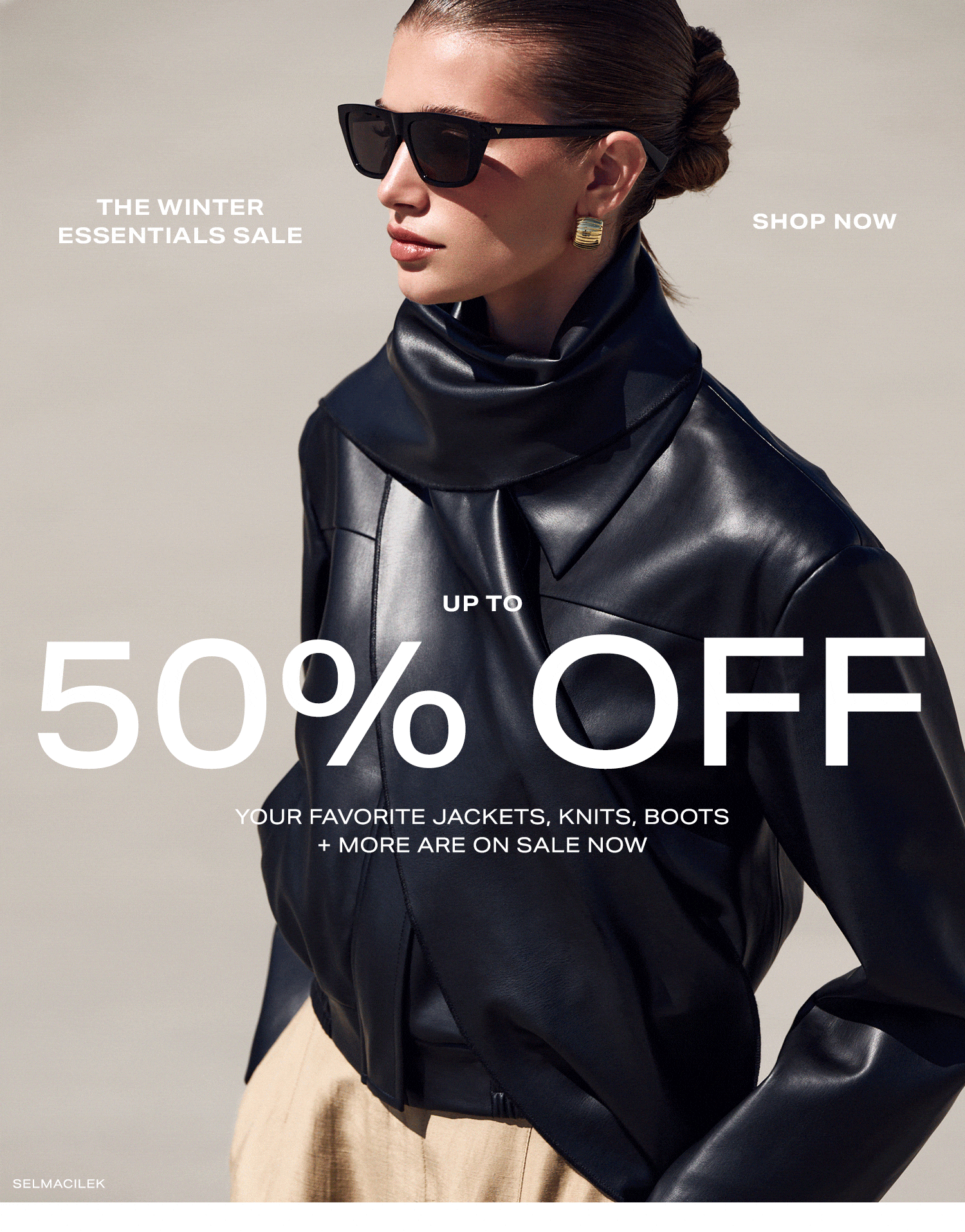 The Winter Essentials Sale Up To 50% Off. Your favorite jackets, knits, boots + more are on sale now. Shop Now.