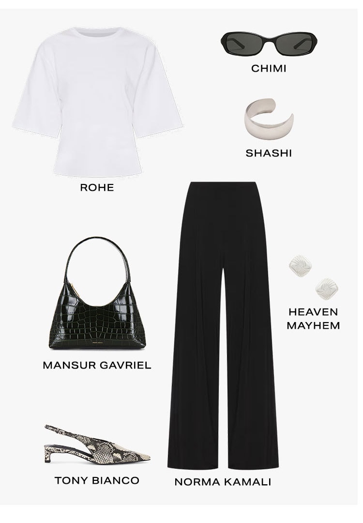 Wide-Leg Pants. Product Assortment.