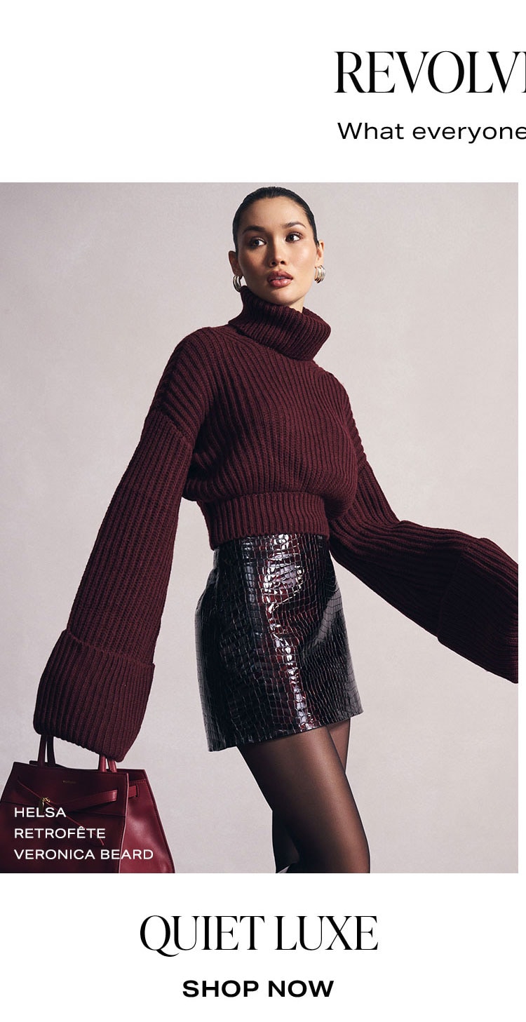 REVOLVE Shops. Quiet Luxe. Shop Now.