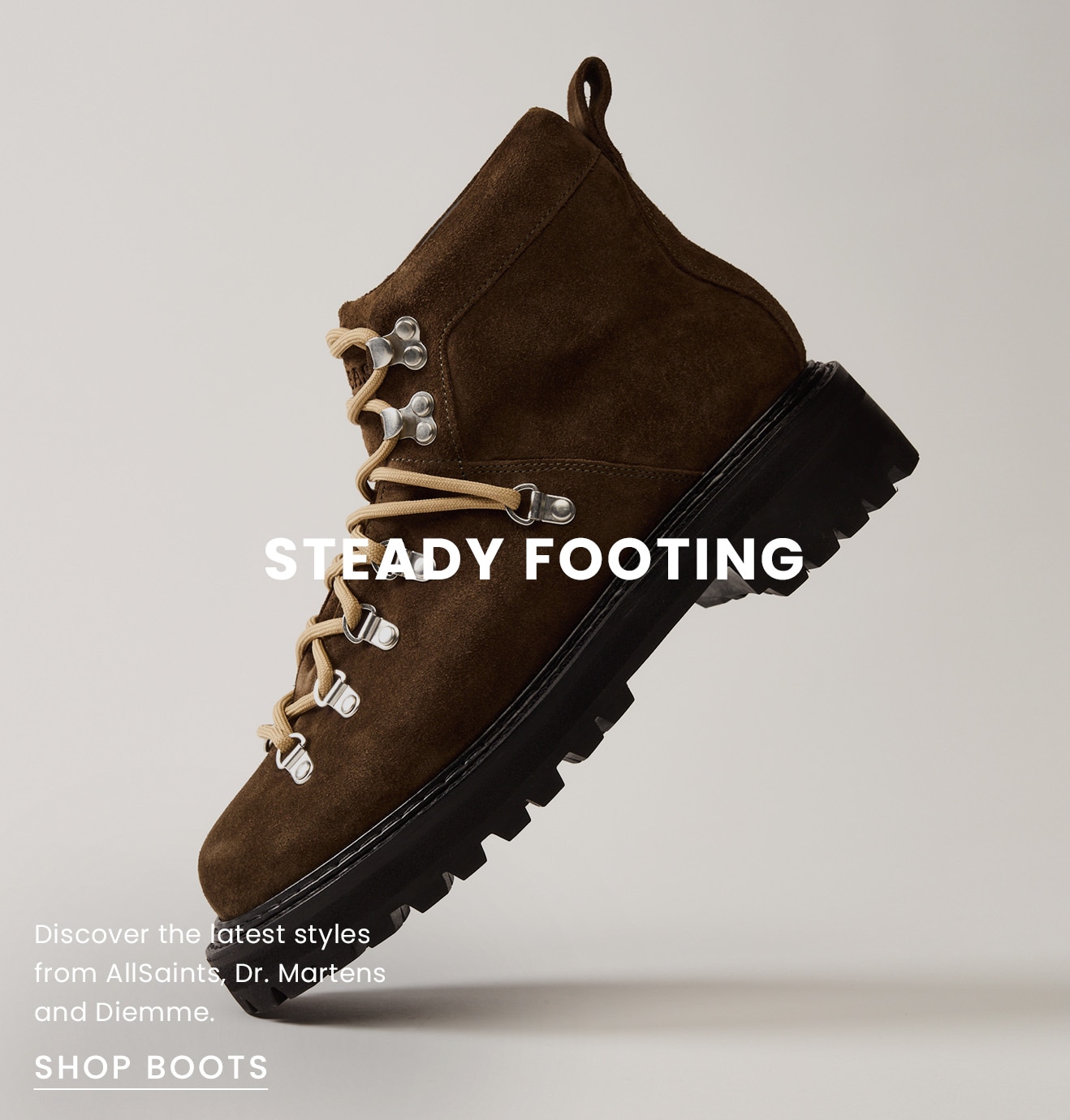 Find Your Footing. Shop Footwear.