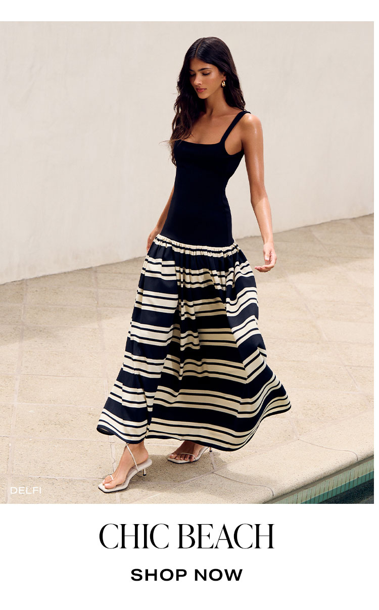 Warm Weather Getaways Are Calling... Chic Beach. Shop Now.