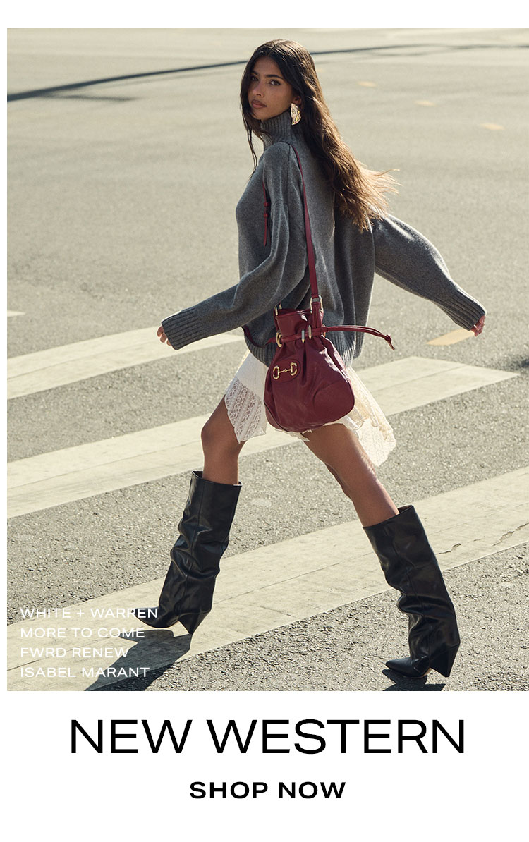 Featured Shops: New Western. Shop Now.