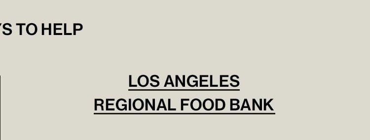 LOS ANGELES REGIONAL FOOD BANK