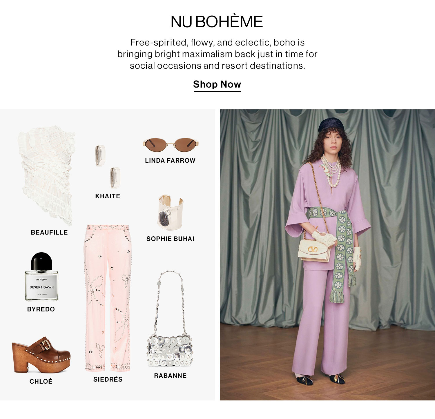 NU BOHÈME. Shop Now.