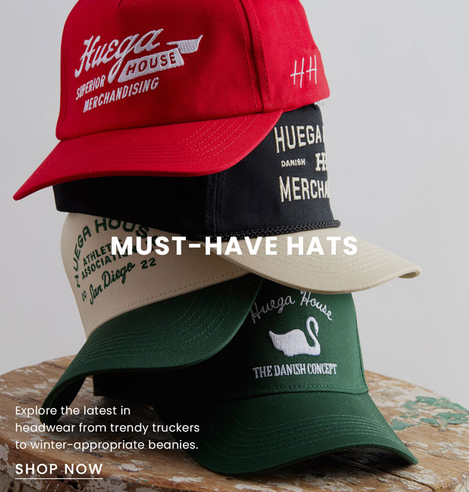 MUST-HAVE HATS. SHOP NOW.