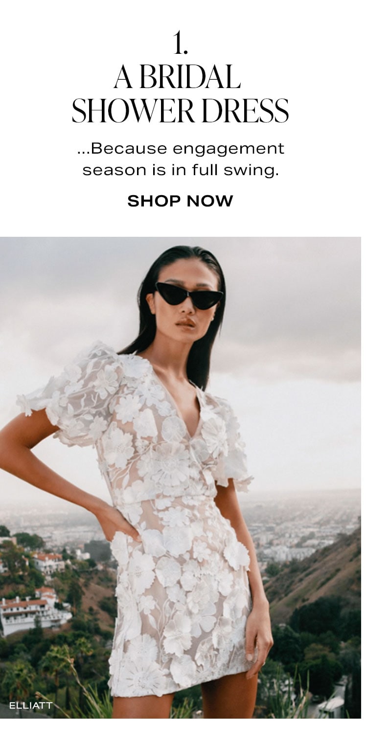 1. A Bridal Shower Dress. Shop Now.