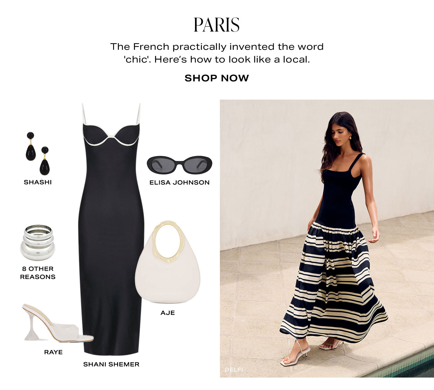 Paris. Shop Now. 