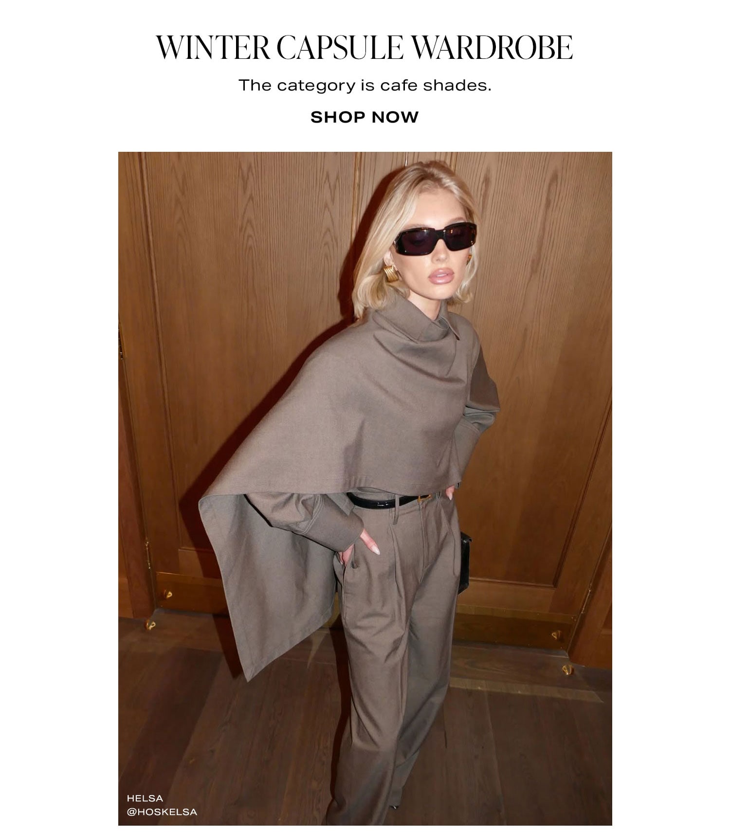 Winter Capsule Wardrobe. Shop Now.