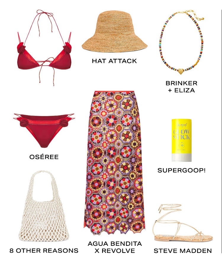What To Pack. Bikini + Cover-Up. Product Assortment.