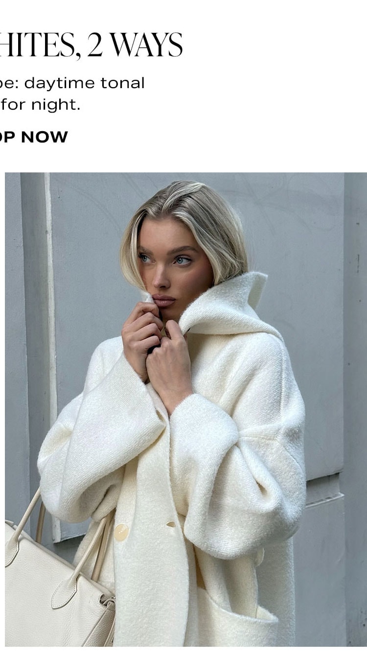 Winter White, 2 Ways. White for Night.