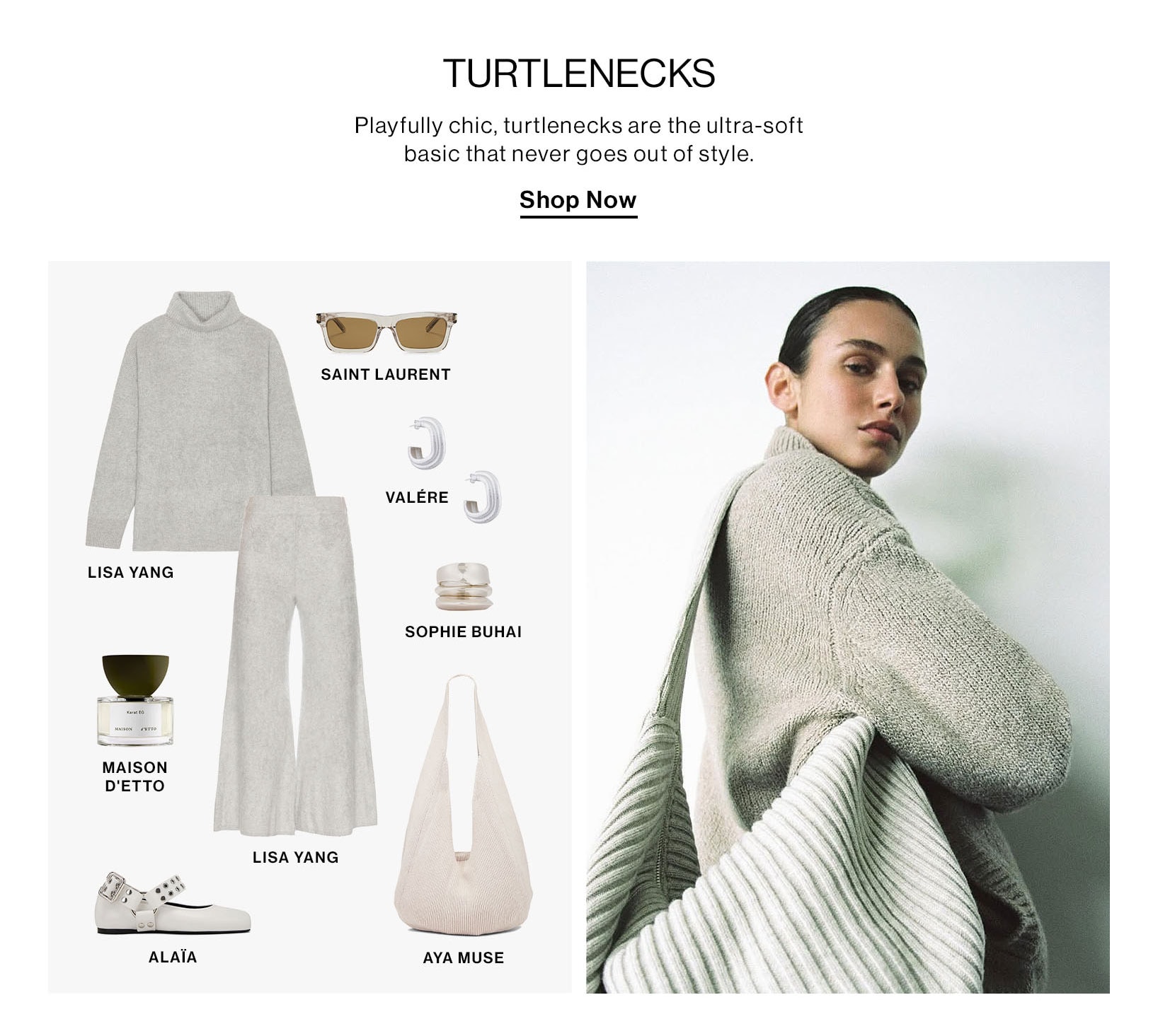 Turtlenecks. Shop Now.