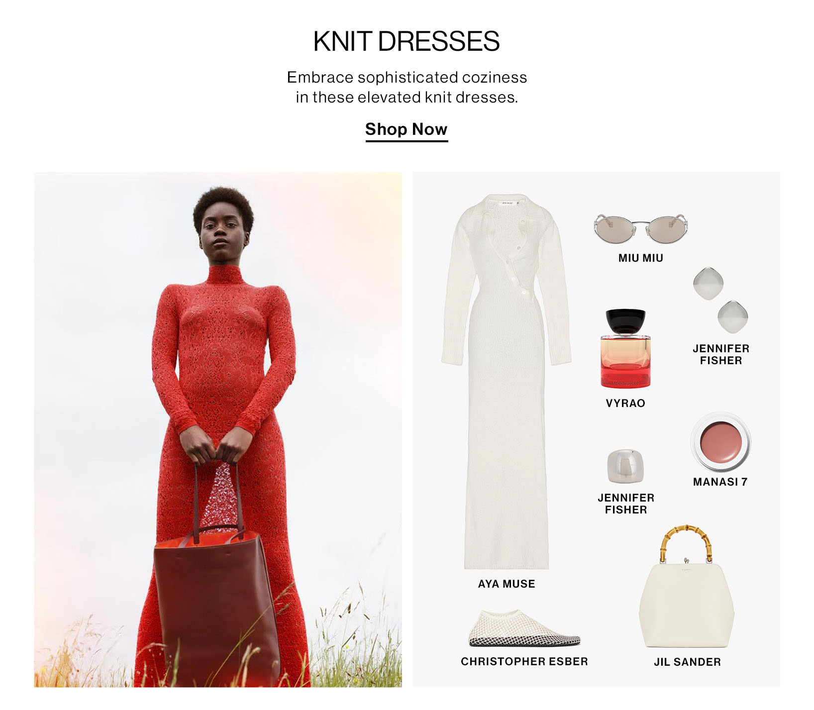 Knit Dresses. Shop Now.