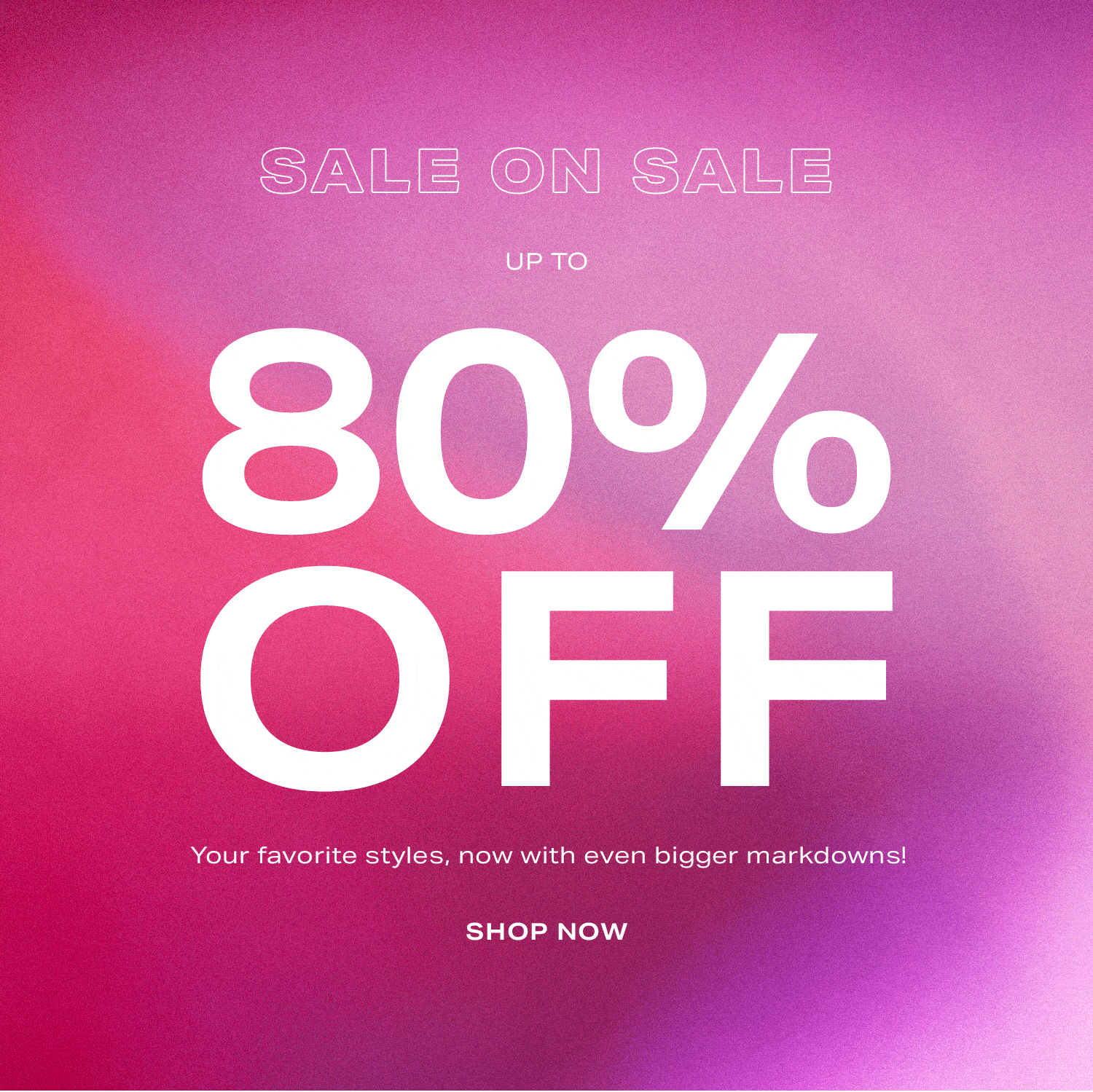 Sale On Sale Up To 80% Off. Shop the Sale