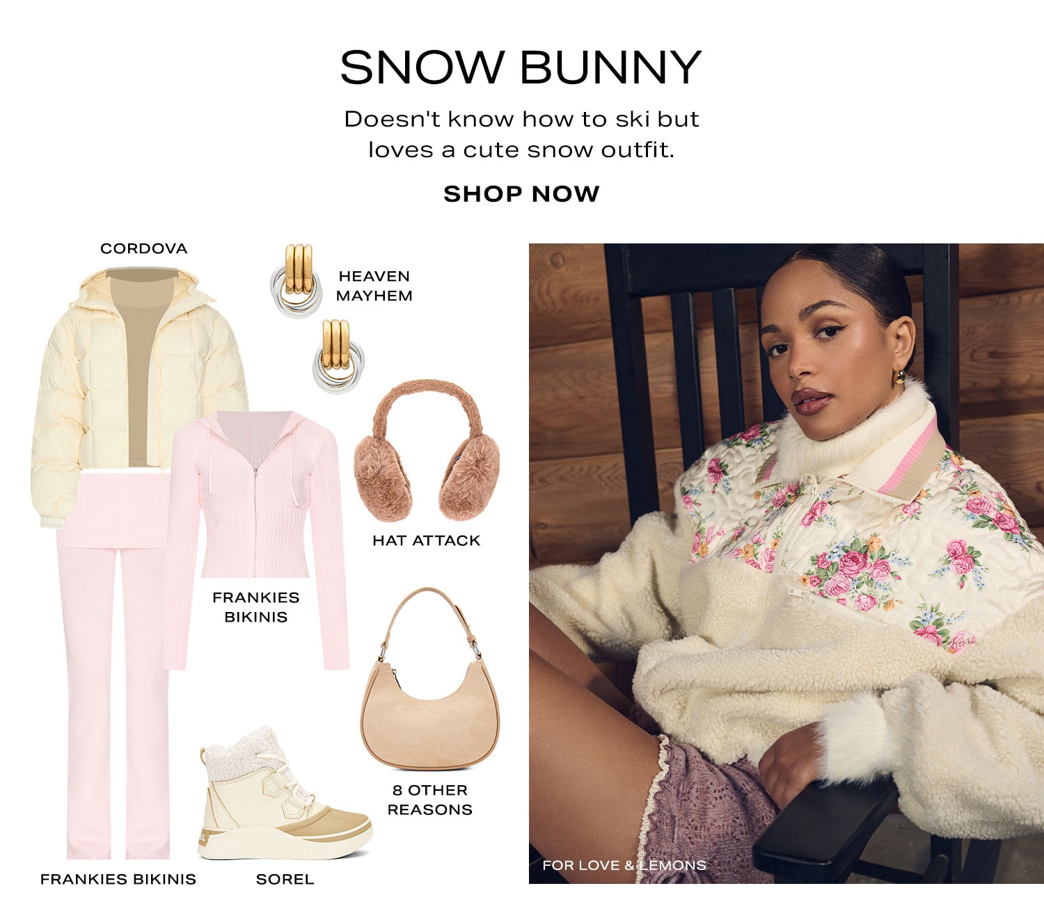 Snow Bunny Shop Now.