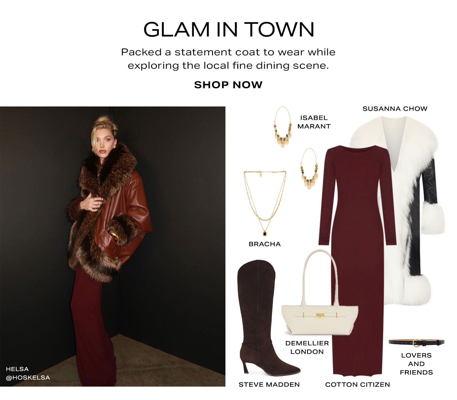 Glam In Town Shop Now.