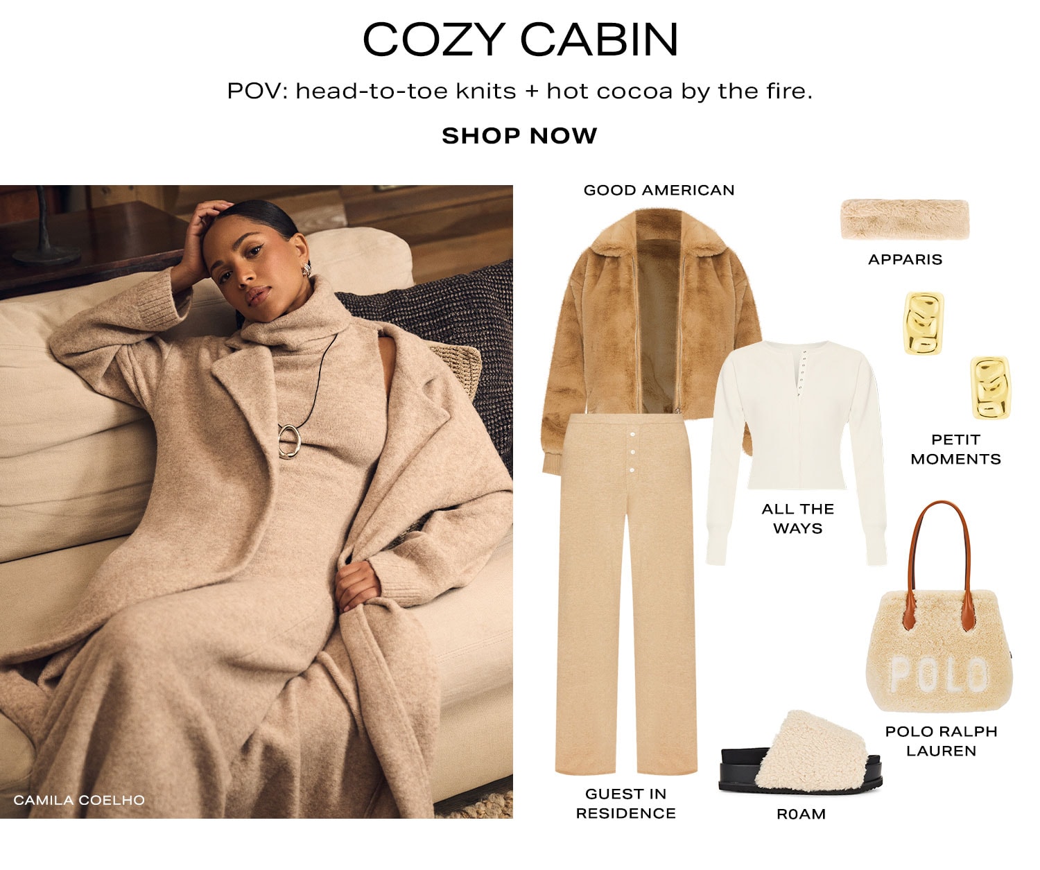 Cozy Cabin. Shop now.