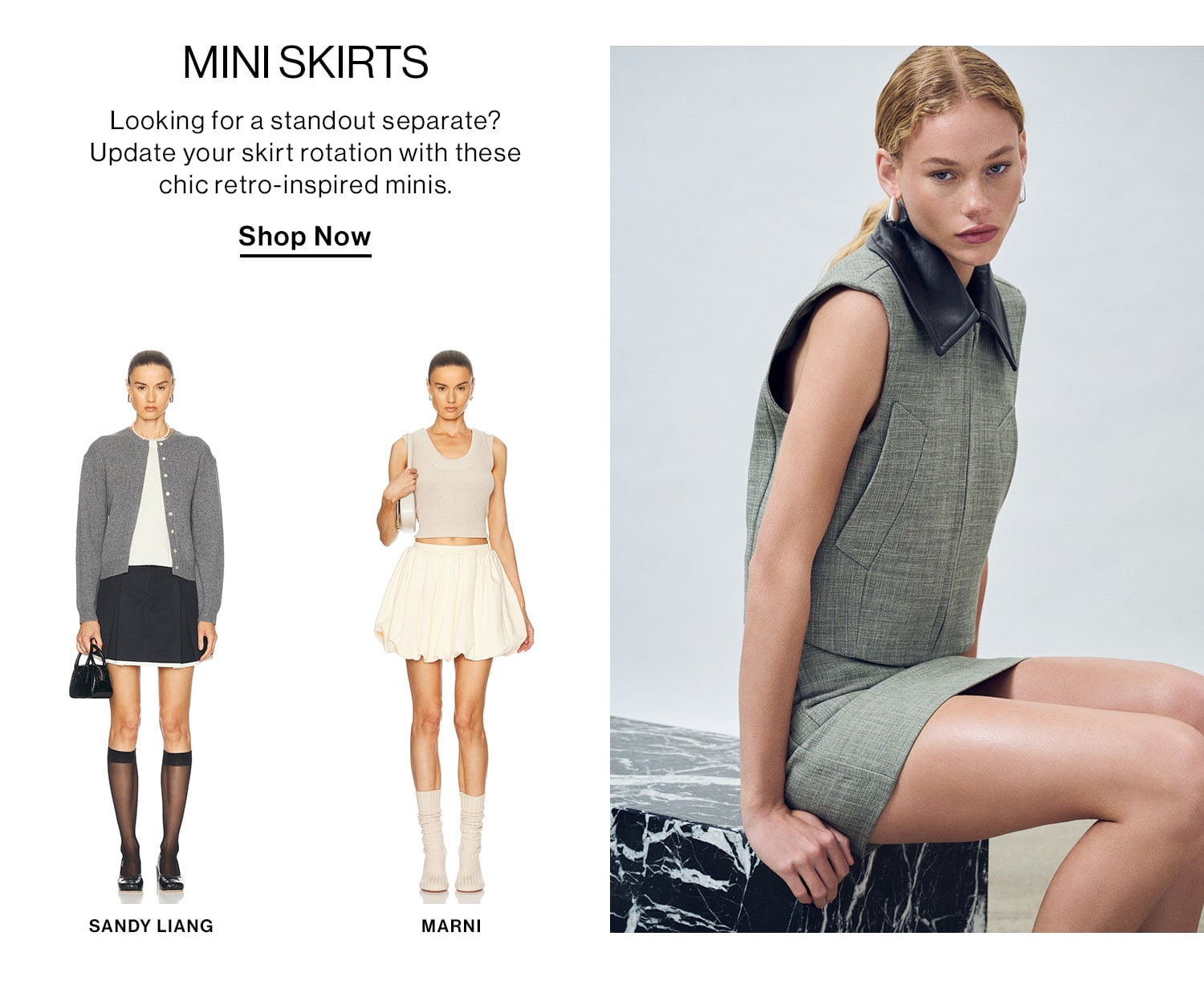 Mini Skirts. Shop Now.