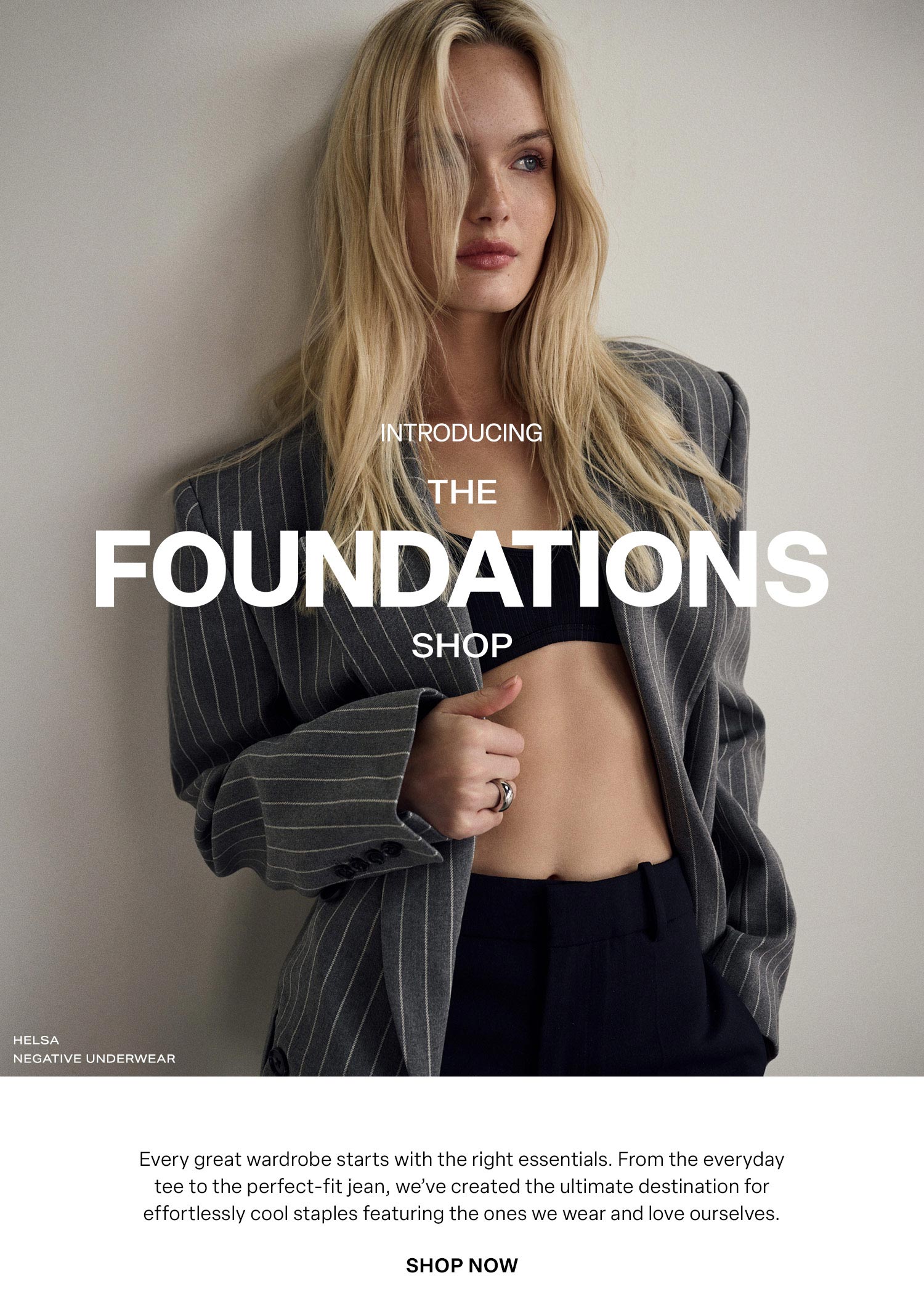 Introducing The Foundations Shop. Shop Now.