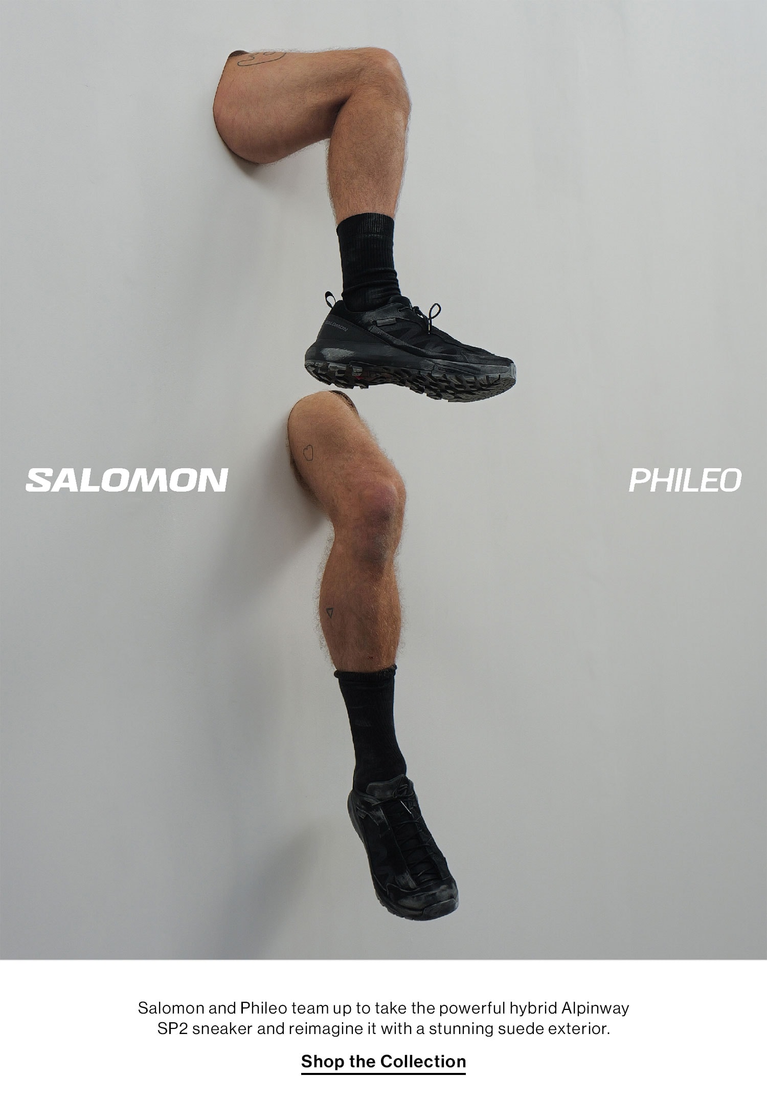 Salomon and Phileo. Salomon and Phileo team up to take the powerful hybrid Alpinway SP2 sneaker and reimagine it with a stunning suede exterior. Shop the collection.