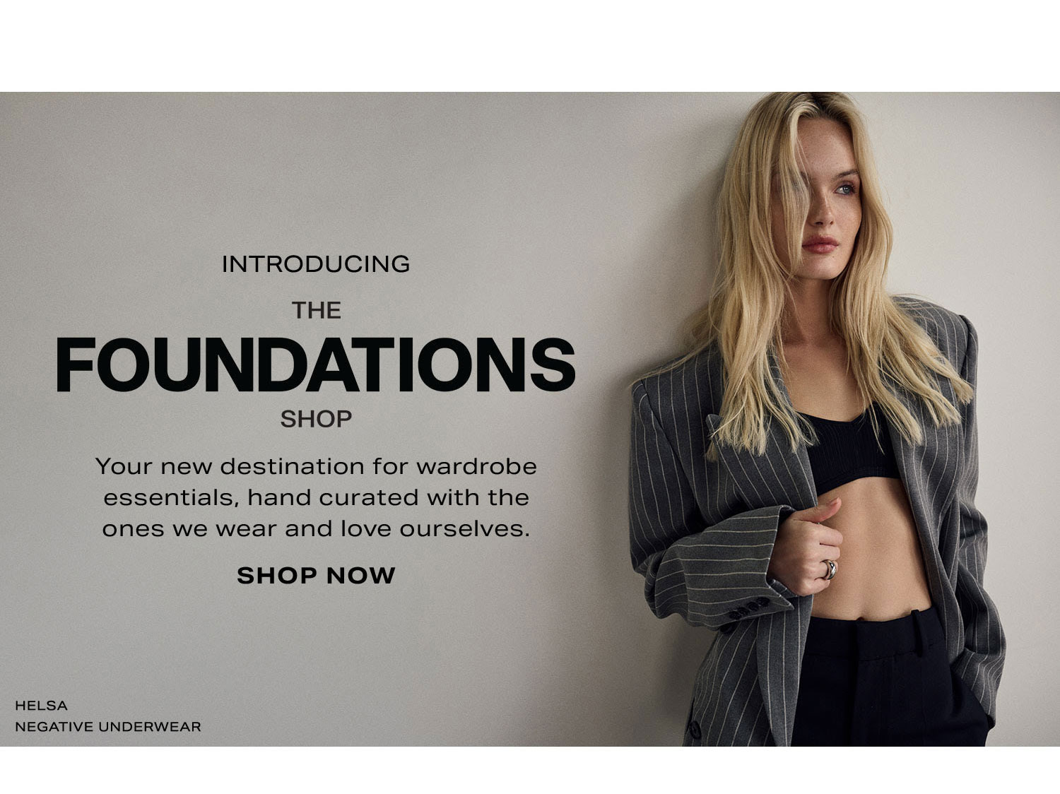 Introducing: The Foundations Shop. Shop Now.