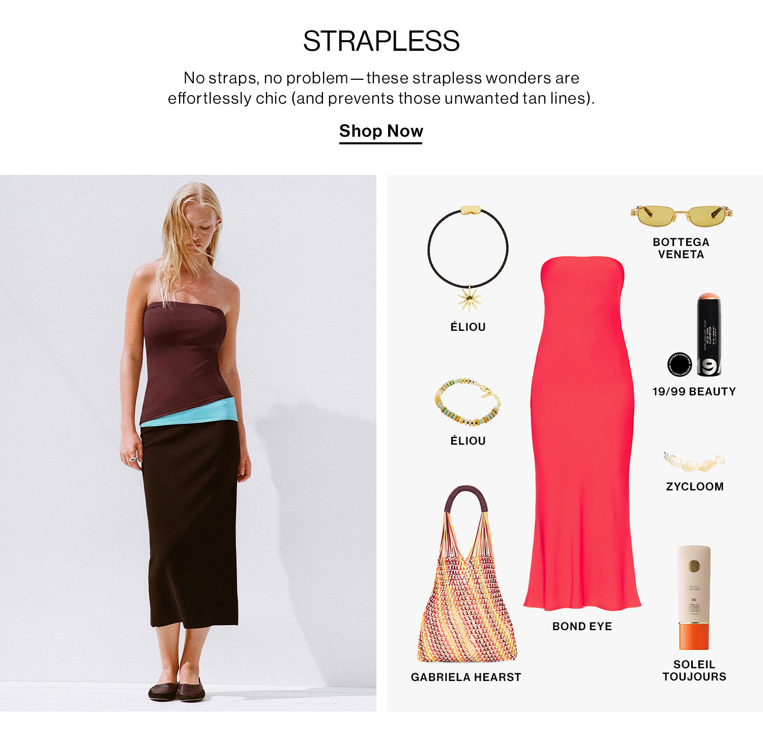 Shop Strapless Dresses