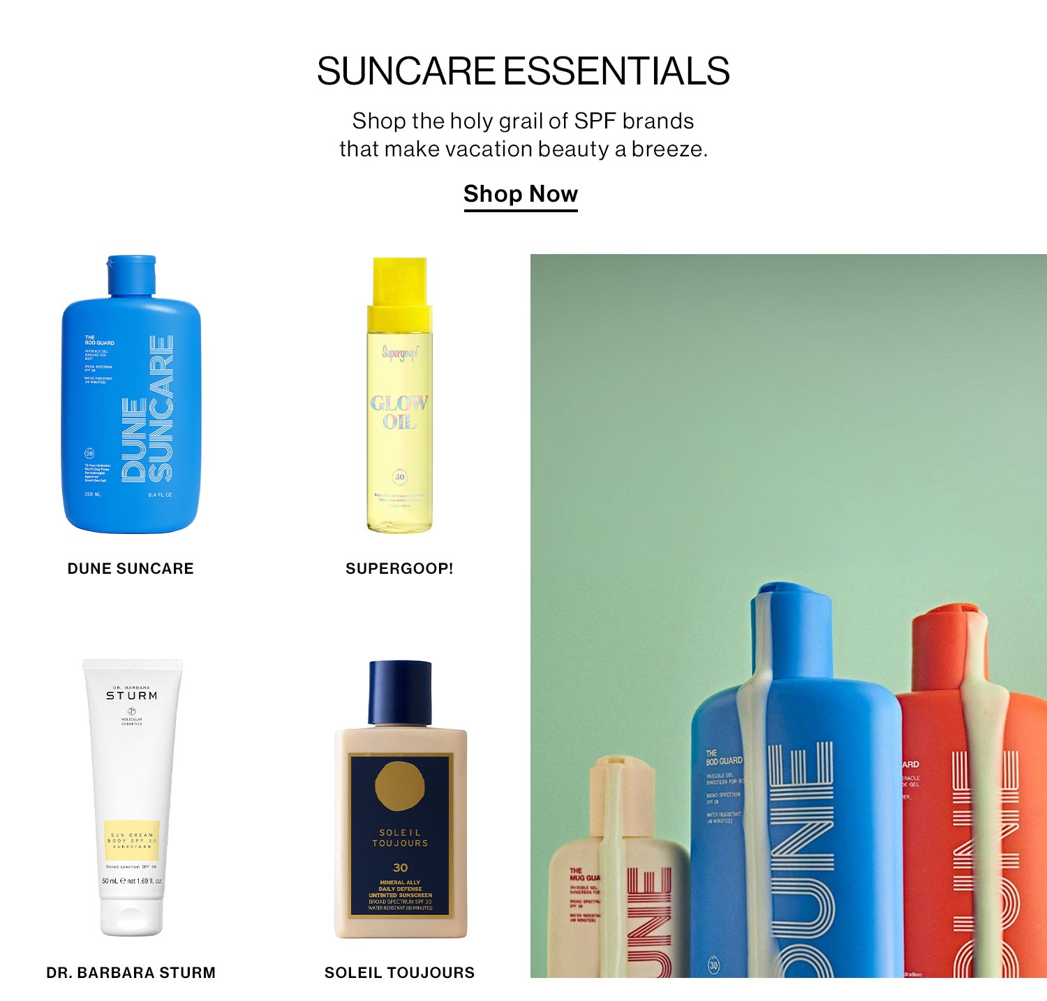 Shop Suncare Essentials