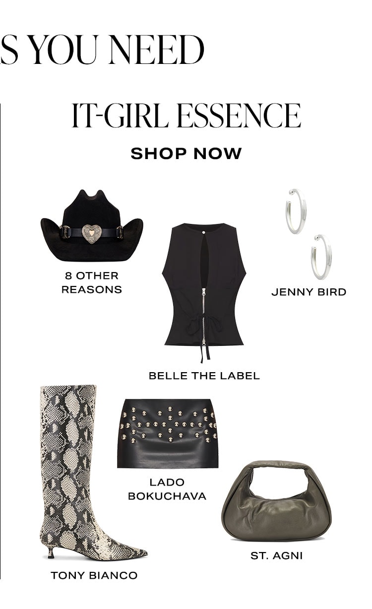 The 2 Looks You Need: It-Girl Essence. Shop Now.