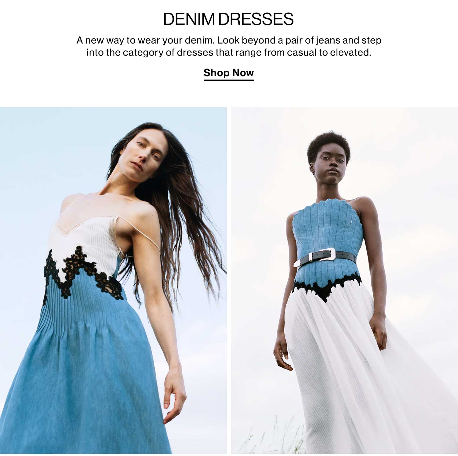 Shop Denim Dresses