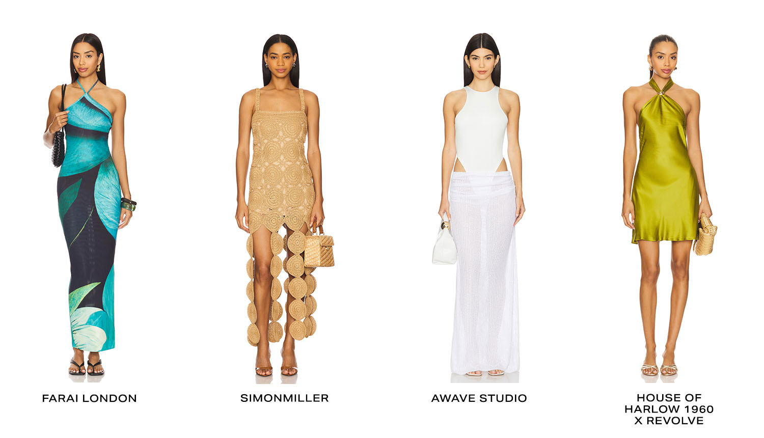 Resort-Ready Dresses. Row of Product 1.