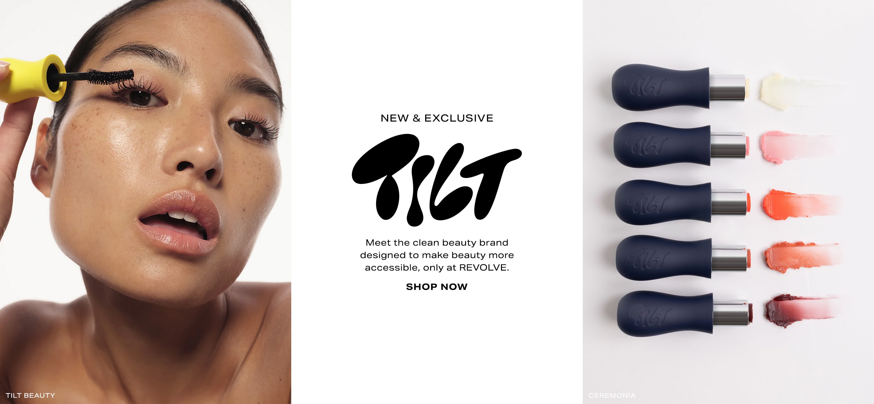 Meet the clean beauty brand designed to make beauty more accessible, only at REVOLVE. Shop Now.