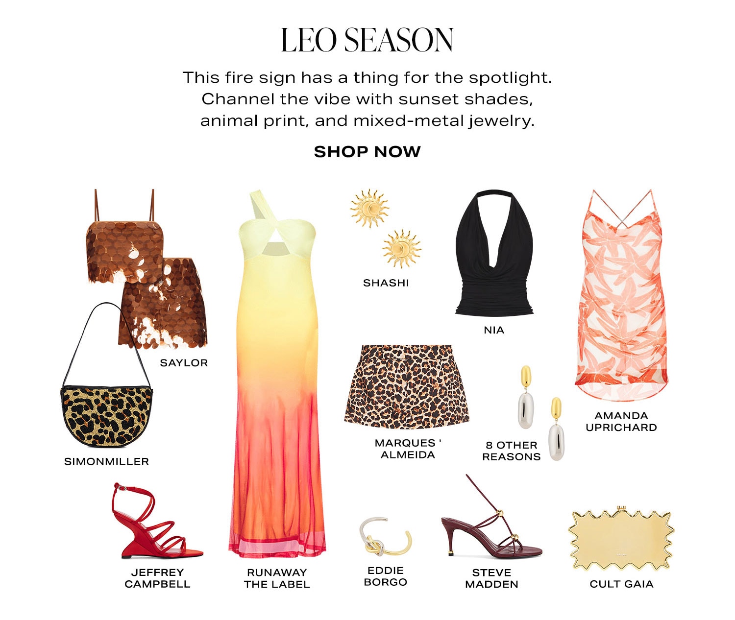 Leo Season. Shop Now.