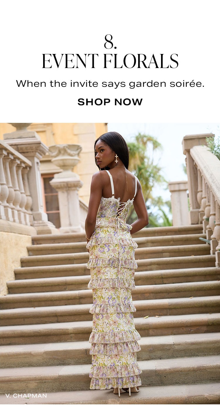 8. Event Florals. Shop Now.