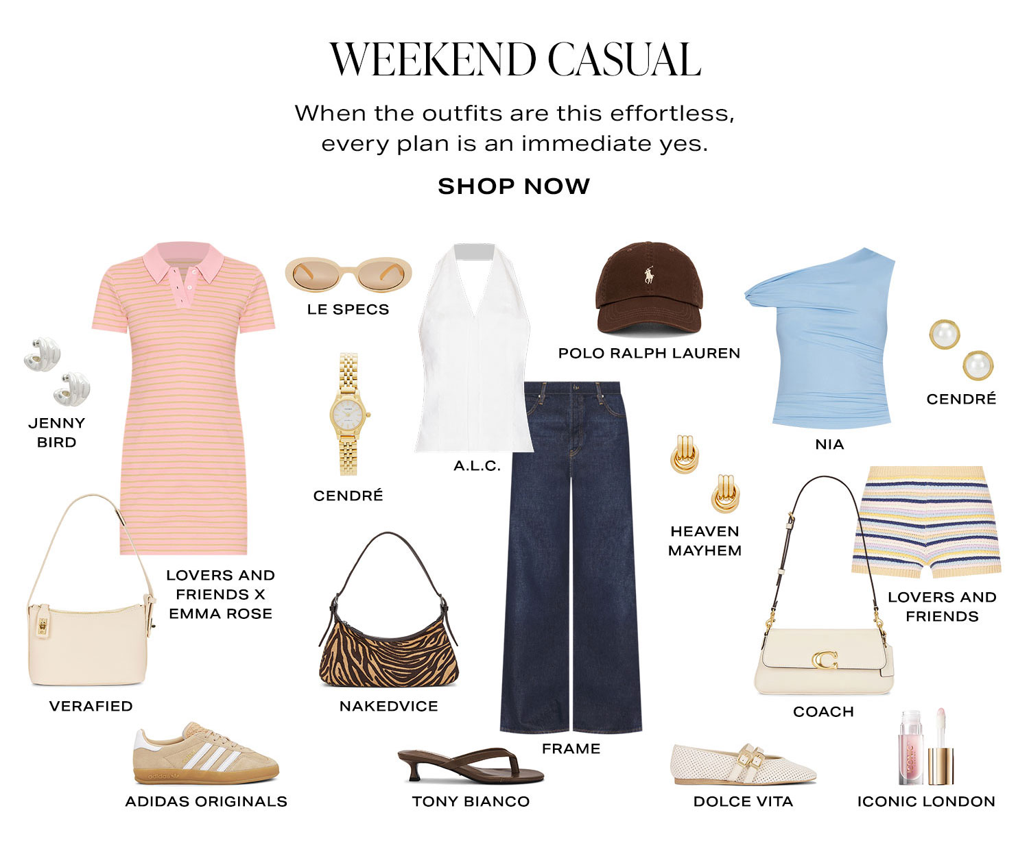 Weekend Casual. Shop Now.
