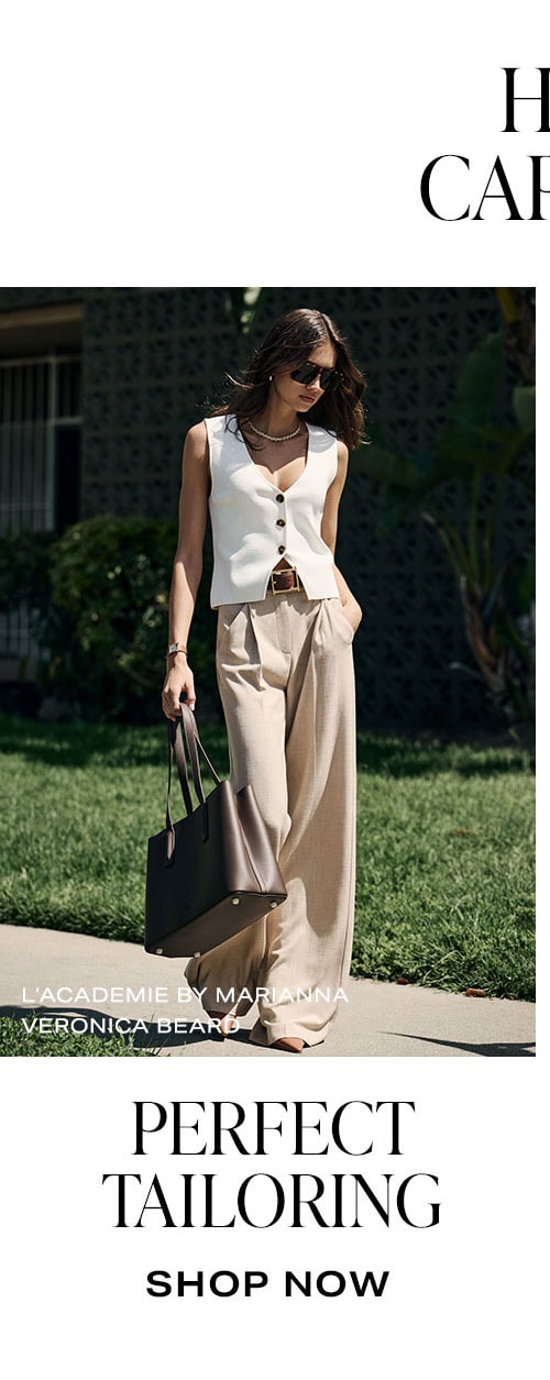 How To Build A Capsule Wardrobe: Perfect Tailoring. Shop Now.