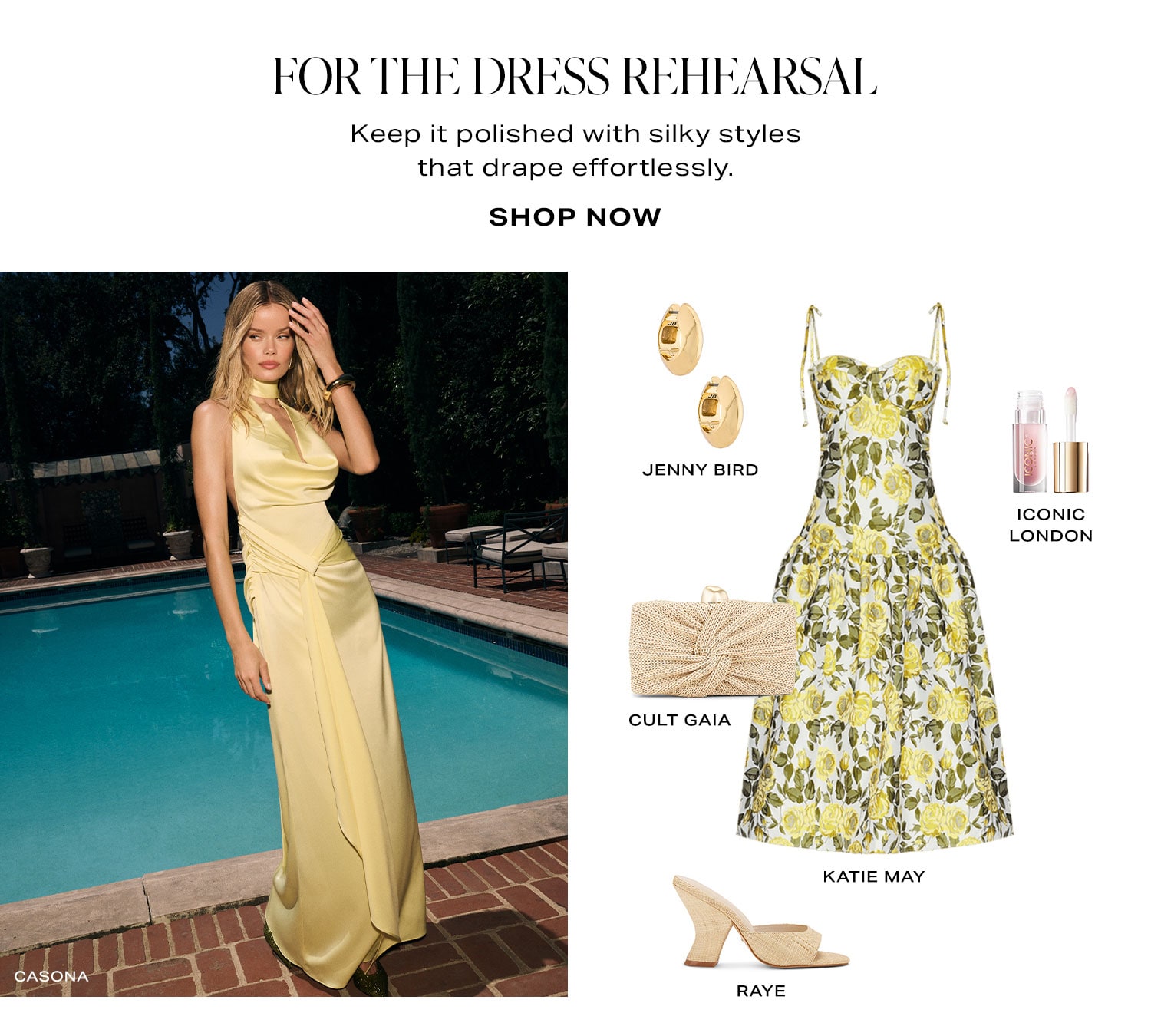 For The Dress Rehearsal. Keep it polished with silky styles that drape effortlessly. Product Assortment. Shop Now.