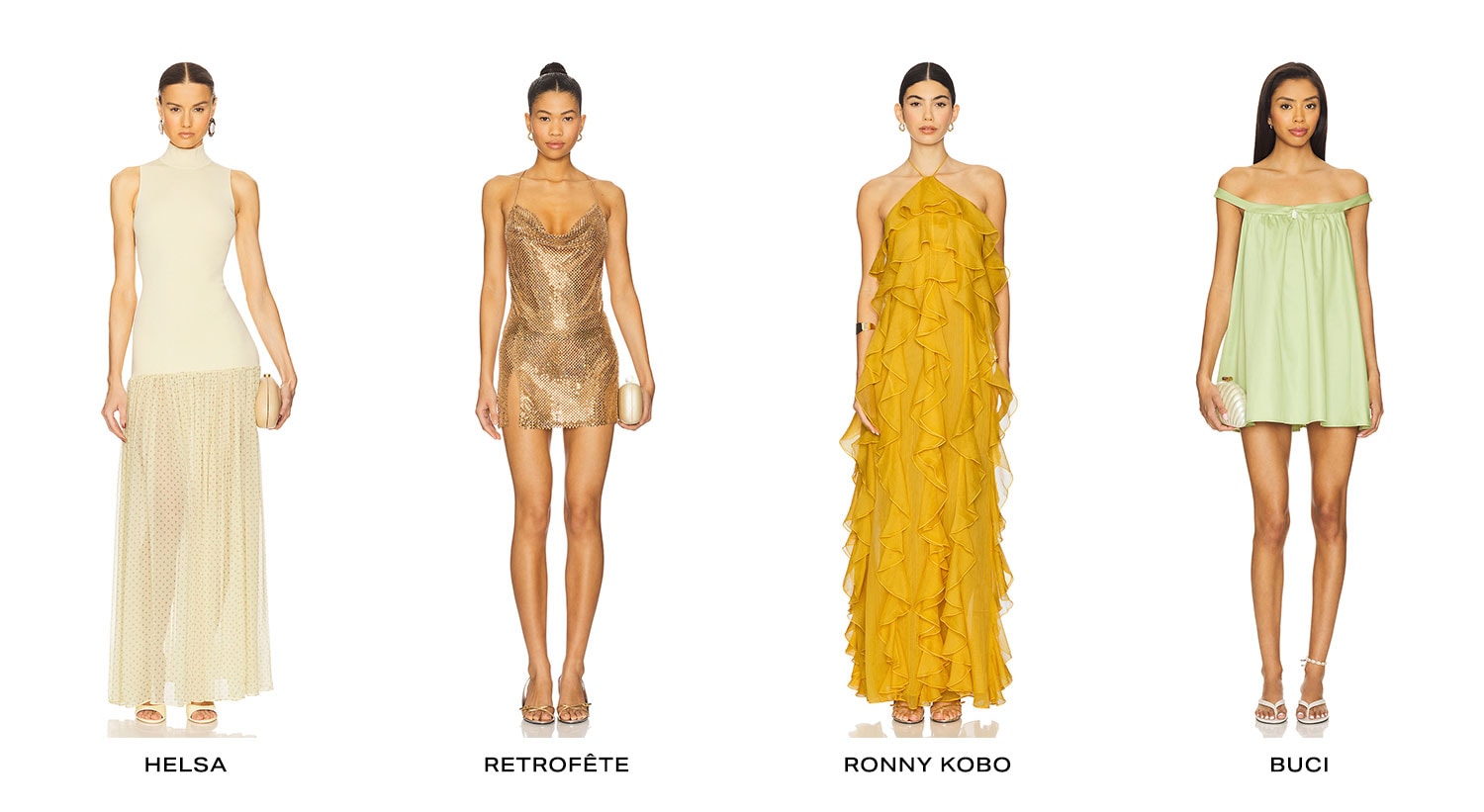 REVOLVE'S Most Wanted. Row of Product 1.