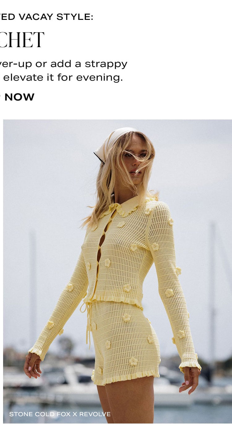 Crochet. Evening. Shop Now.