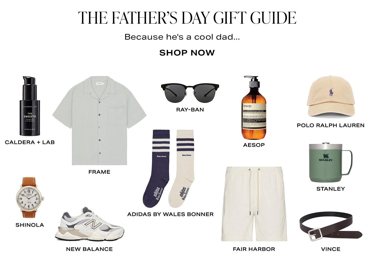 The Father's Day Gift Guide. Shop Now.
