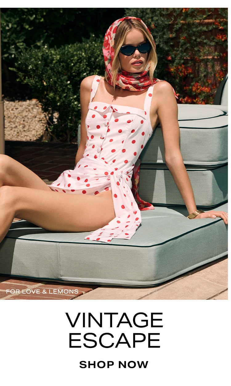 Trending Now: Vintage Escape. Shop Now.