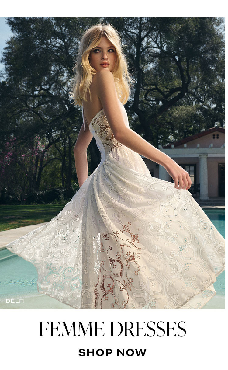 Femme Dresses. Shop Now.