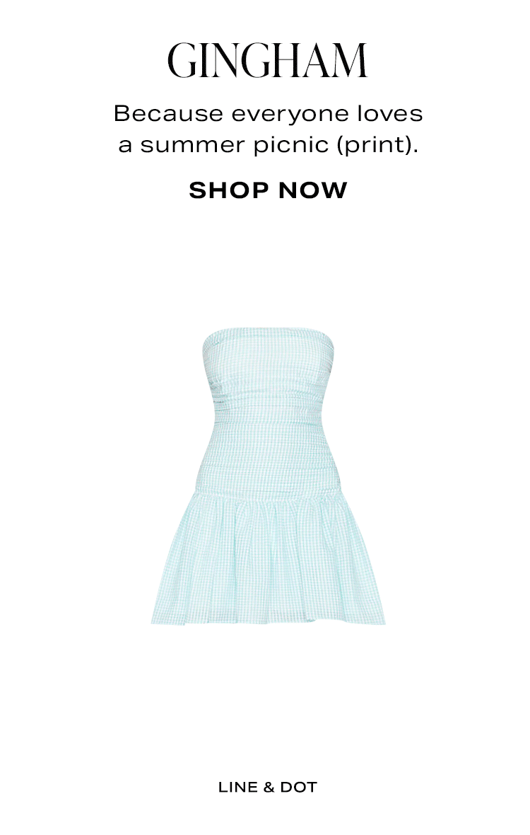 Gingham. Shop Now. GIF