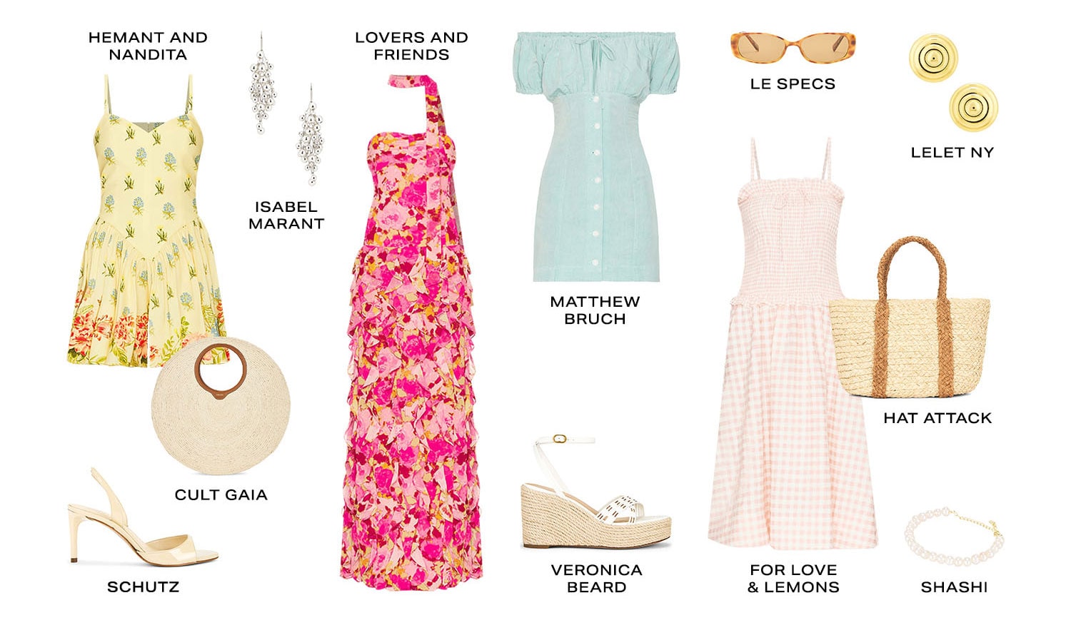 The Season Of The Sundress. Product Assortment.