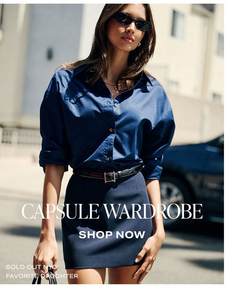 REVOLVE Shops. Capsule Wardrobe. Shop Now.