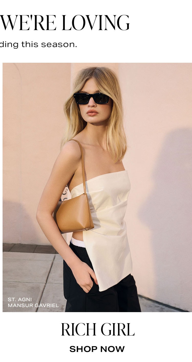 Spring Shops We're Loving: Rich Girl. Shop Now.