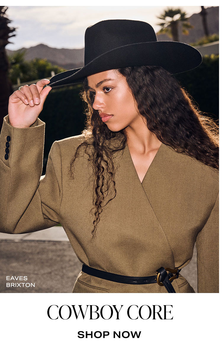 Spring Shops We're Loving: Cowboy Core. Shop Now.