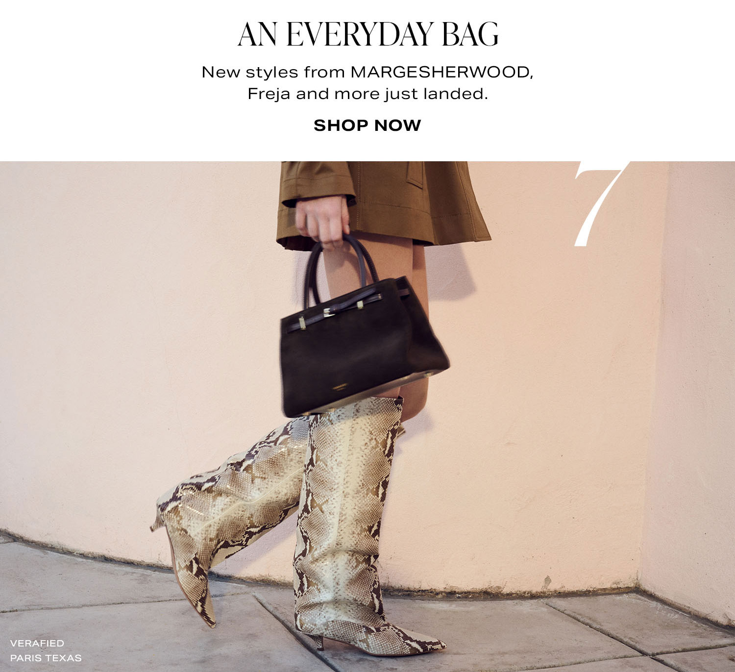 7. An Everyday Bag. New styles from MARGESHERWOOD, Freja and more just landed. Shop Now.